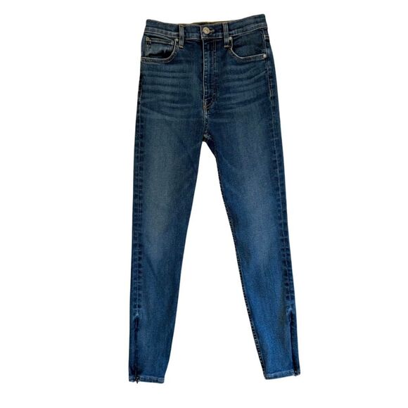 Hudson Skinny Jeans High Rise Dark Blue Wash 27 - Picture 1 of 8
